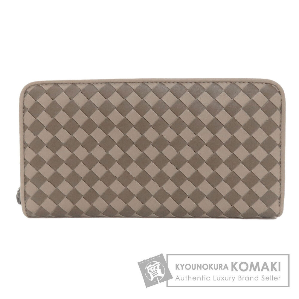 Bottega Veneta Intrecciato Long Wallet coin purse Leather